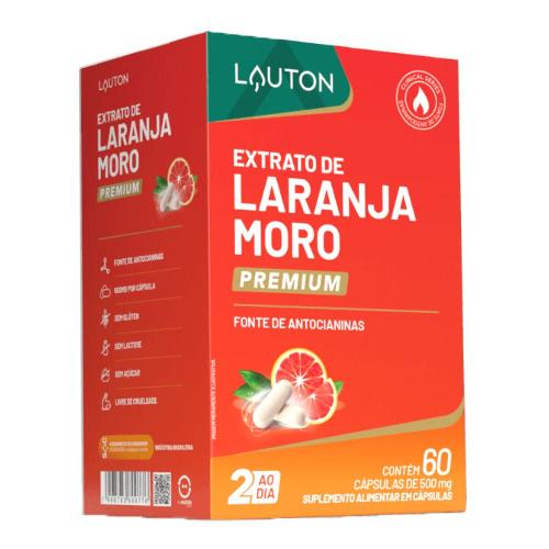 Laranja Moro 60 Capsulas 500MG Lauton