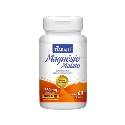 Magnésio Malato 260mg 60 Cápsulas Tiaraju