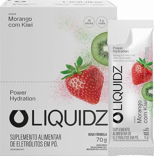 LIQUIDZ MORANGO COM KIWI  SACHE 6G