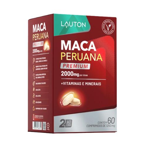 Maca Peruana 2000mg 60 Comprimidos Lauton