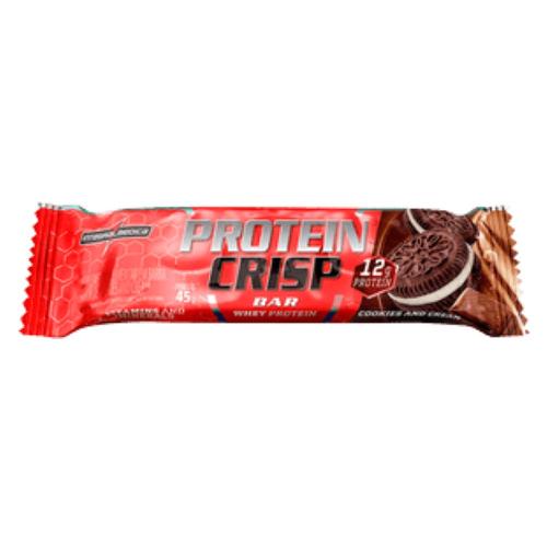 Protein Crisp Bar Cookies and Cream 45g Integralmédica