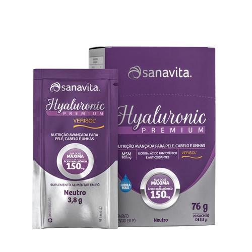 Hyaluronic Premium Verisol Neutro 20 Sachês Sanavita
