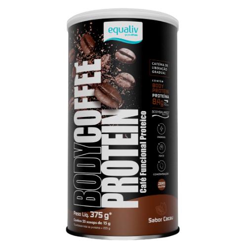 Body Protein Coffee Sabor Cacau 375g Equaliv