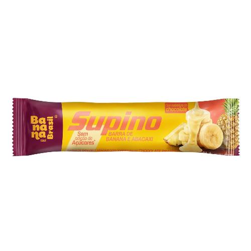 Barrinha Banana Abacaxi Branco 24g Supino