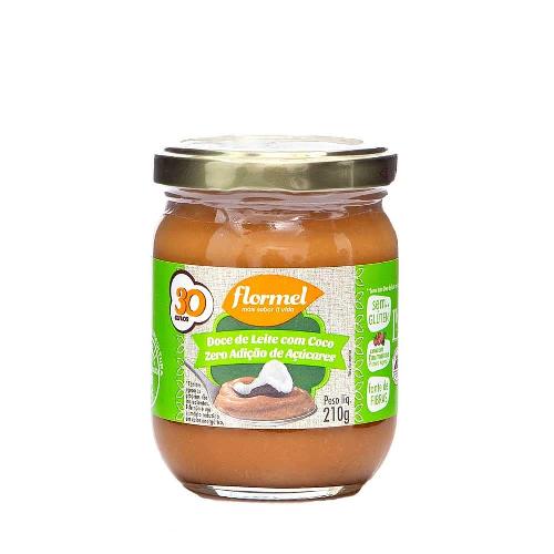 Doce de Leite com Coco Vidro 210g Flormel