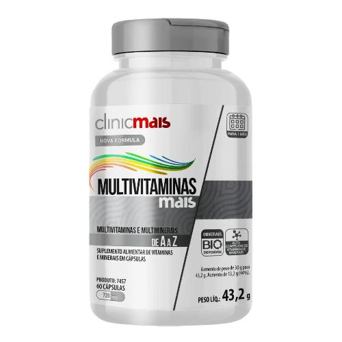 Multivitaminas A a Z 60 caps 500mg caps Cha Mais
