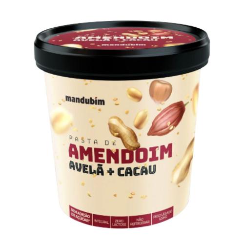 Pasta de Amendoim Avelã e Cacau 1kg Mandubim