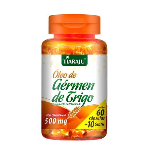 Gérmen de Trigo 500mg 60 Cápsulas Tiaraju