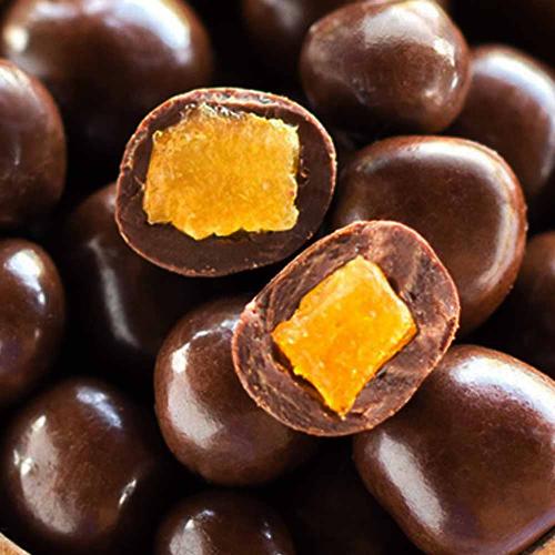 Damasco com Chocolate ao Leite Zero Açúcar Bolinha 100g