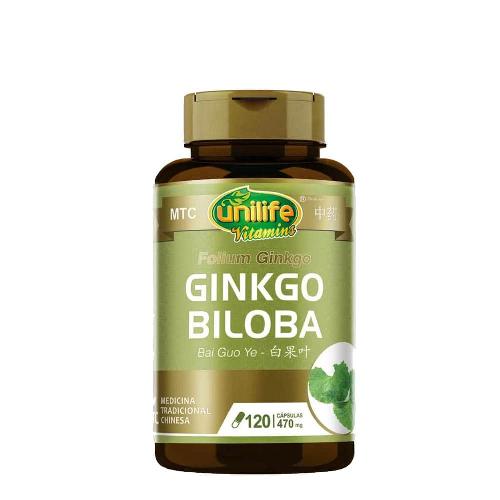 Ginkgo Biloba 470mg 120 Cápsulas Unilife