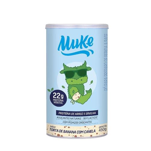 Proteína Vegetal Muke Torta de Banana com Canela 450g +Mu