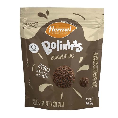 Bolinhas Brigadeiro Zero Açúcar 60g Flormel