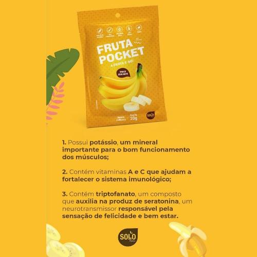 Fruta Pocket Banana 20g Solo Snacks