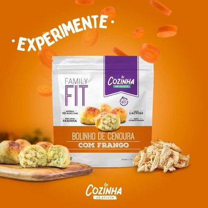 Bolinho de Cenoura com Frango 420g Family Fit