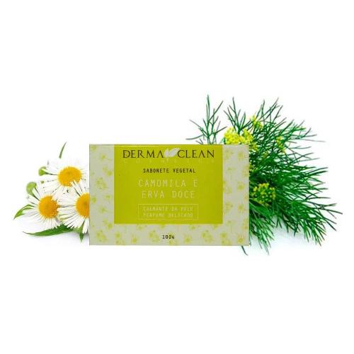 Saboete Camomila e Erva Doce 100g Dermaclean
