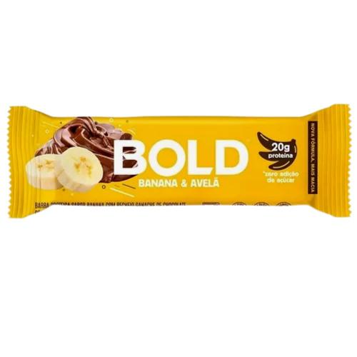 Barra Bold Bar Banana e Avelã 60g