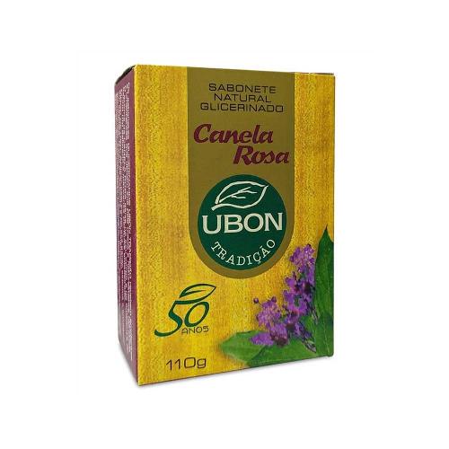 Sabonete Natural Glicerinado Canela Rosa Ubon 110g Nova Fitos