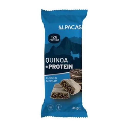 Barrinha Quinoa Protein Cookies Cream 40g Alpacas