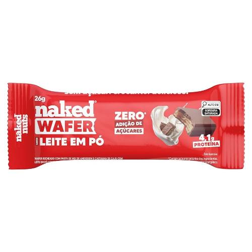 Naked Wafer Chocolate ao Leite 26g