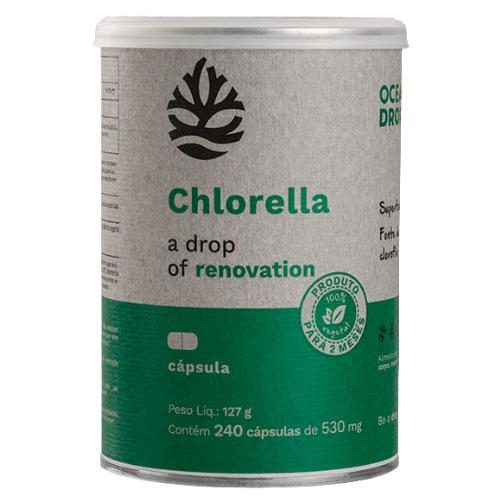 Chlorella 530mg 240 Capsulas Ocean Drop
