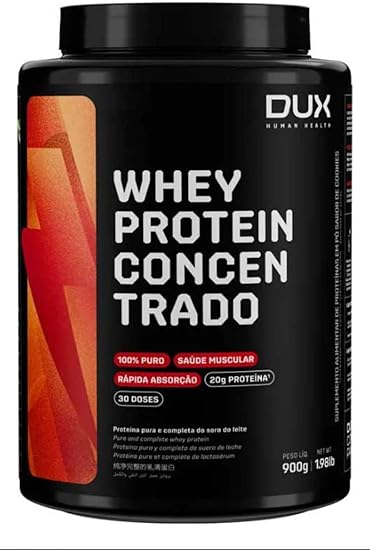 WHEY PROTEIN CONCENTRADO 900G NEUTRO DUX