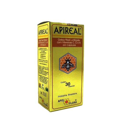 Apireal Geleia Real 30 Cápsulas Apis Flora
