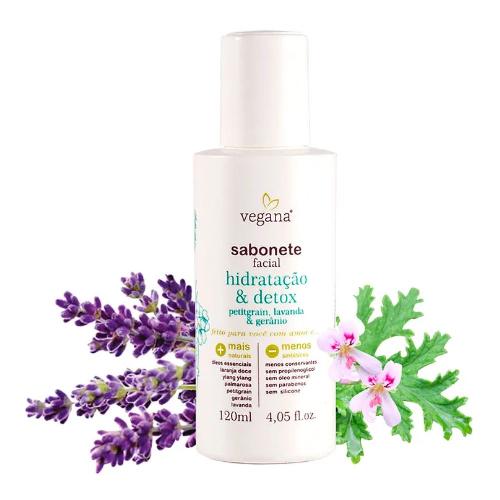 Sabonete Facial Hidratacao e Detox 120ml Wnf