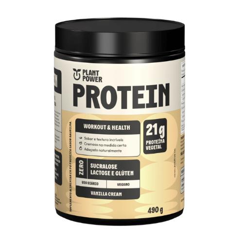 Protein Vanilla e Cream 490g Plant Power