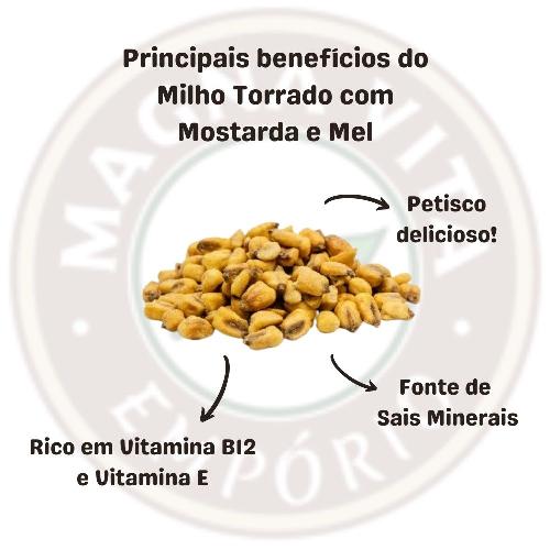 Milho Torrado com Mostarda e Mel 100g
