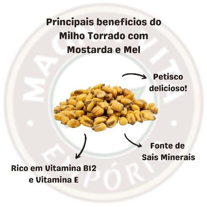 Milho Torrado com Mostarda e Mel 100g