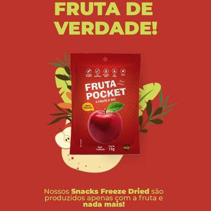 Fruta Pocket Maçã 15g Solo Snacks