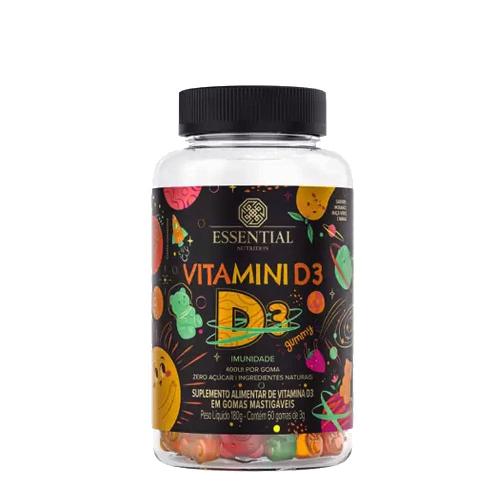 Vitamini D3 60 Gomas Essential
