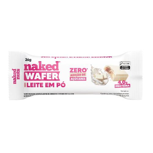 Naked Wafer Chocolate Branco 26g