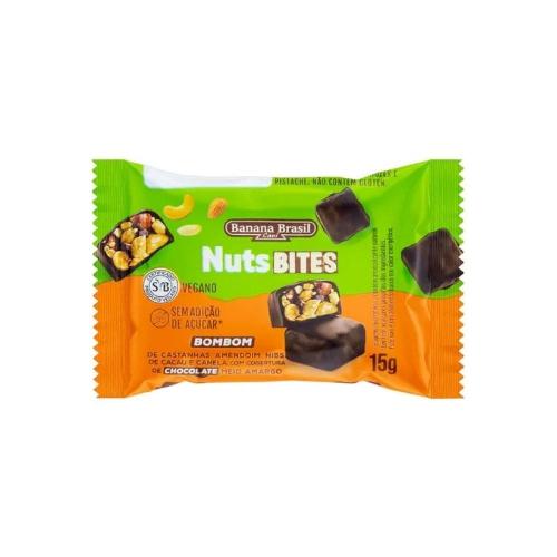 NutsBites Vegano 15 g Banana Brasil
