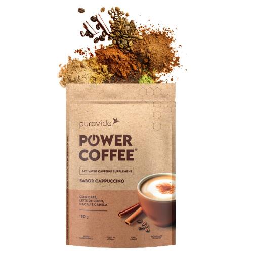 Power Coffee 180g Cappuccino Puravida