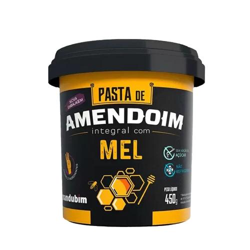 Pasta de Amendoim integral com Mel 450g Mandubim