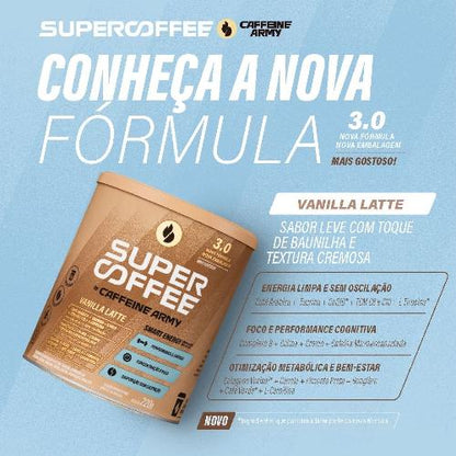 Supercoffee 3.0 Vanilla Latte Economic Size 380g Caffeine Army