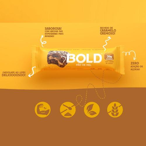 Barra Bold Pão de Mel 60g