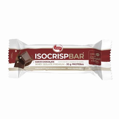 Barra Protein Isocrisp Chocolate 55g Vitafor