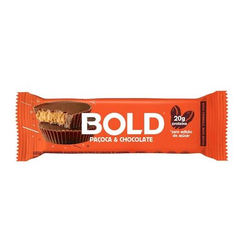 Barra Bold Bar Paçoca e Chocolate 60g