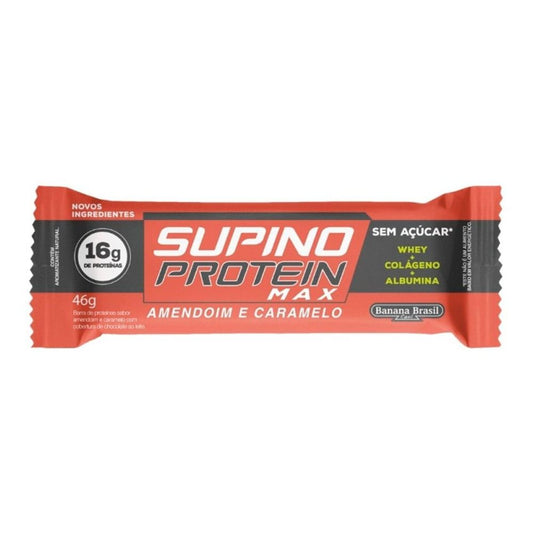 Supino Protein Amendoim com Caramelo 30g Banana Brasil