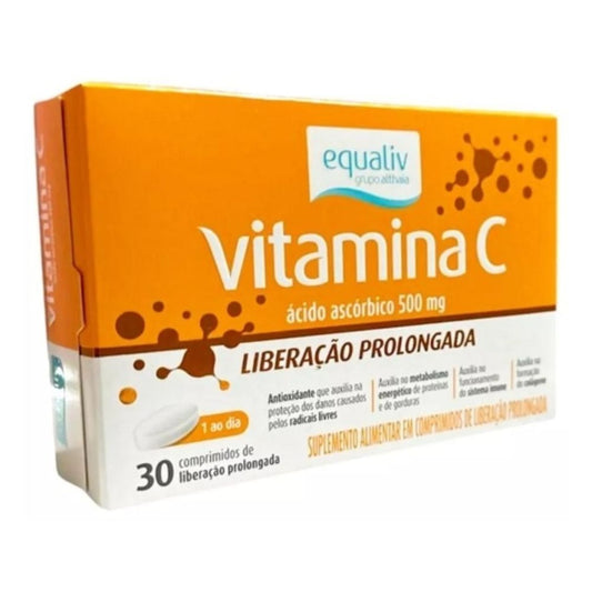 Vitamina C 500mg 30 Comprimidos Equaliv